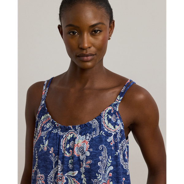 Paisley Double-Strap Ballet Nightgown