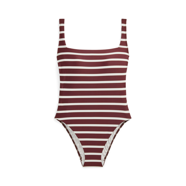 Plaid Scoopback One-Piece Swimsuit
