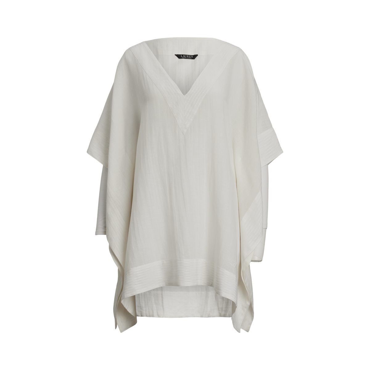 23SS HYKE LINEN PONCHO Size:1 / 8/20迄 21SS HYKE LINEN PONCHO等