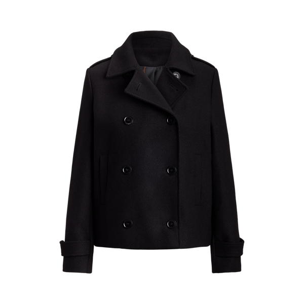 Cappotto corto in misto lana
