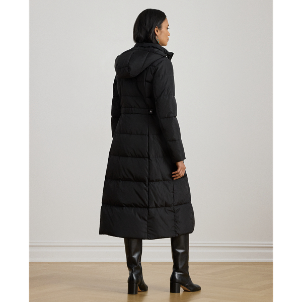 フーデッド ダウン モックネック コート | ラルフ ローレン公式