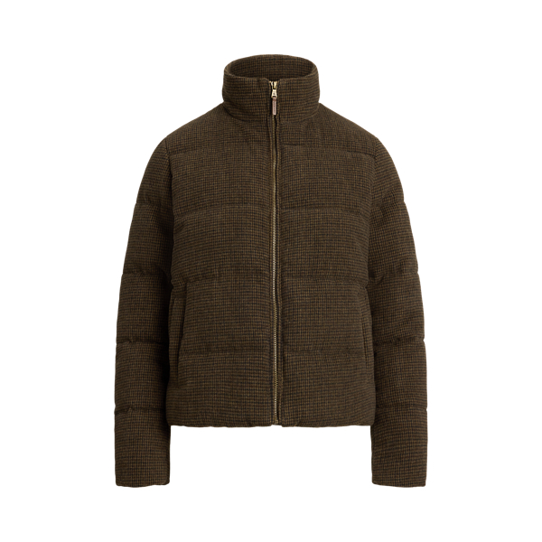 チェックド キルテッド パッファー ジャケット | ラルフ ローレン公式