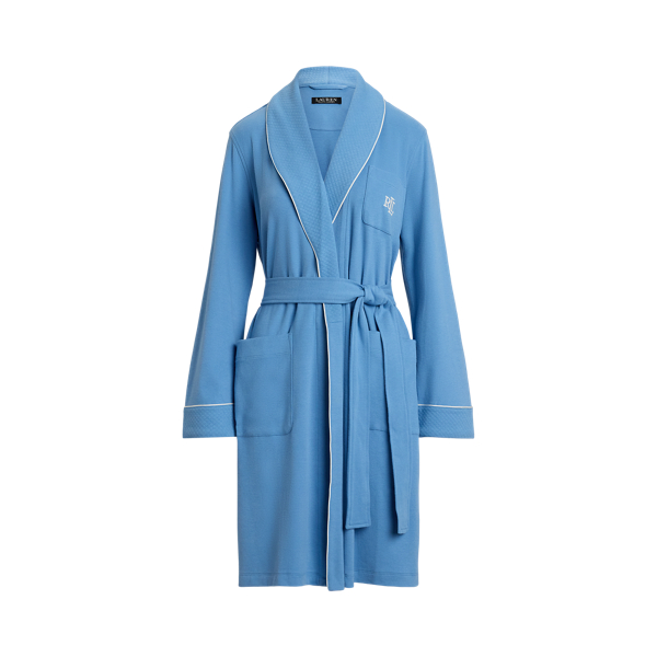 Quilted Shawl-Collar Robe