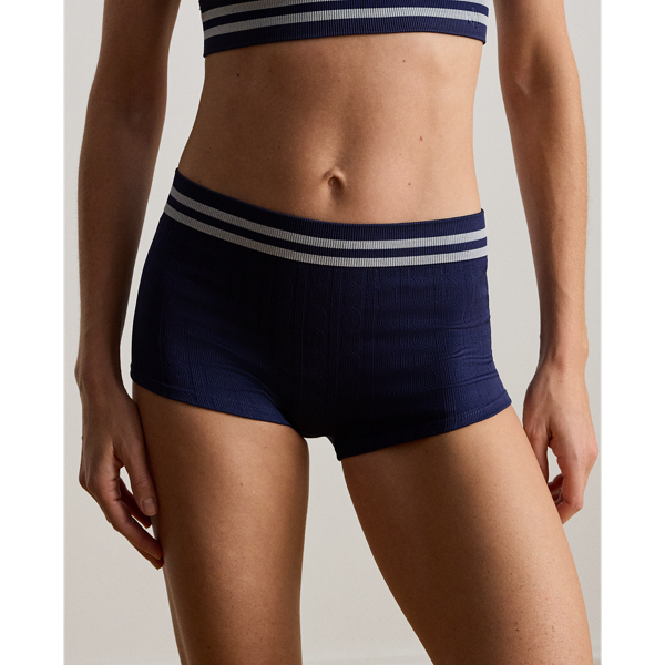 Shorts mit Cricket-Zopfmuster Lauren in Navy 3