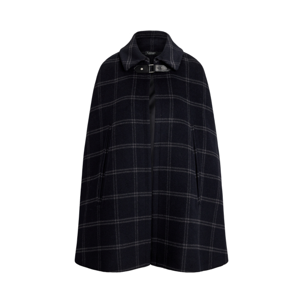 ポンチョ・ケープ Ralph Lauren Long Wool Cape Buckle-Trim Wool-Blend Cape