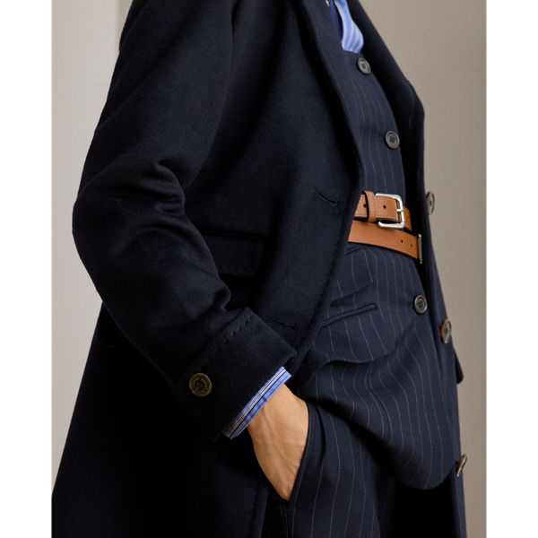 Wool-Blend Reefer Coat - thumbnail 6