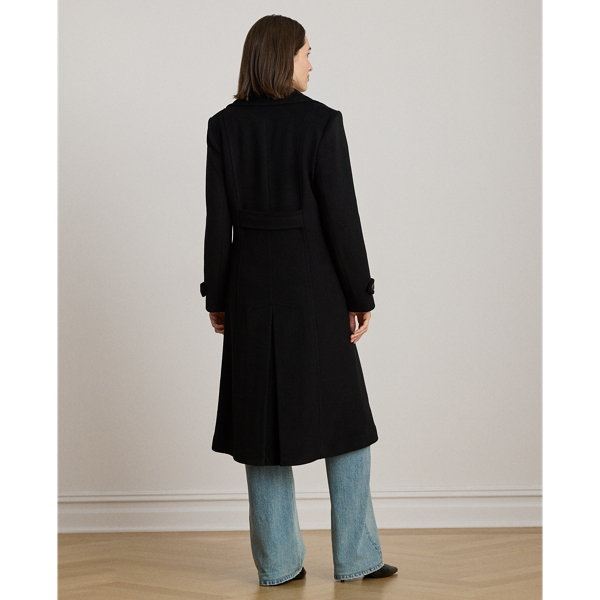 Wool-Blend Double-Breasted Coat - thumbnail 4