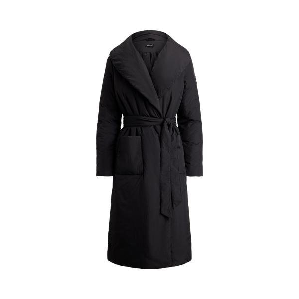 Oversize-Collar Down Coat