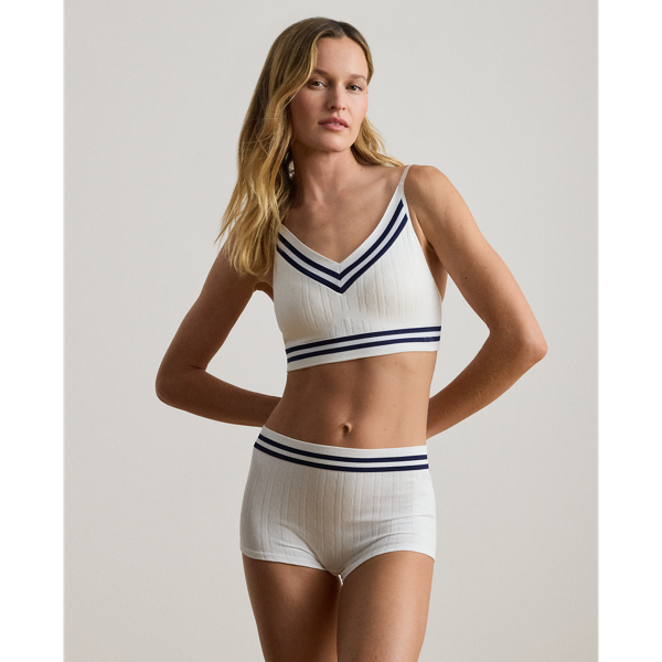 Shorts mit Cricket-Zopfmuster