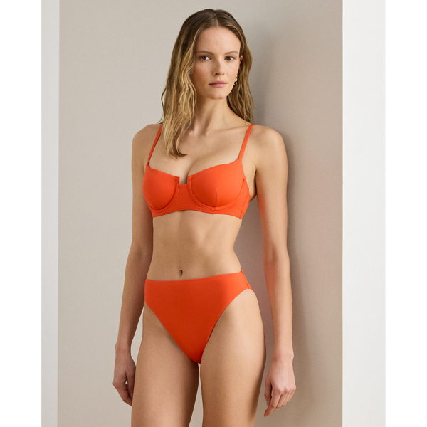 Bikinitop mit ausgeschnittenem Detail Lauren in Sonnenstrahl-Orange 3