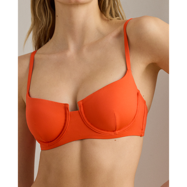 Bikinitop mit ausgeschnittenem Detail Lauren in Sonnenstrahl-Orange 5