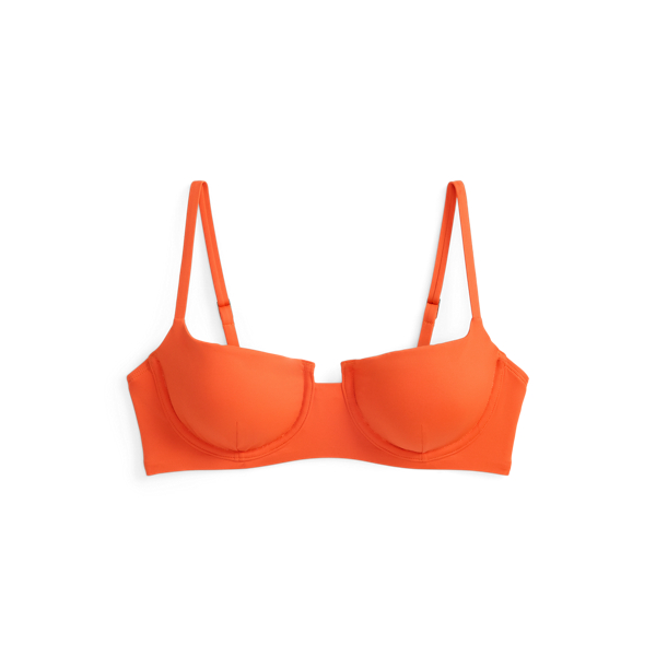 Bikinitop mit ausgeschnittenem Detail Lauren in Sonnenstrahl-Orange 2