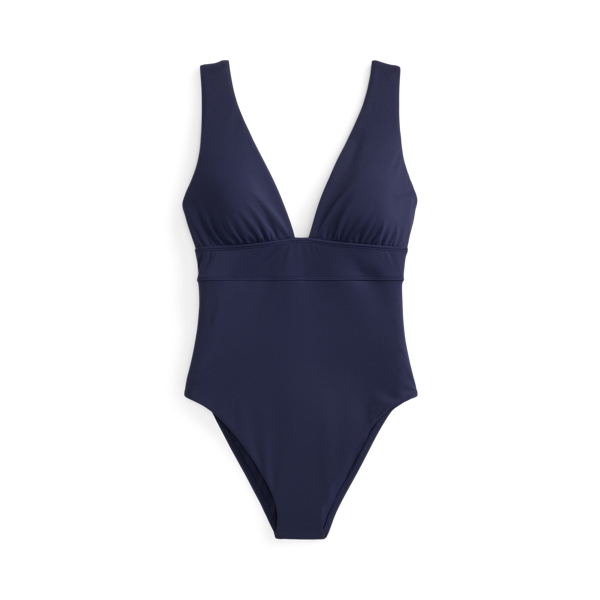 Badeanzug mit V-Ausschnitt Lauren in Dunkles Navy 2