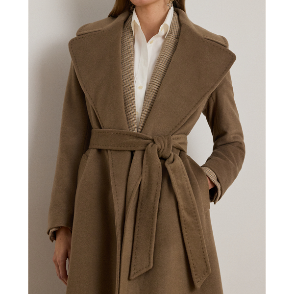 Wool-Blend Wrap Maxicoat