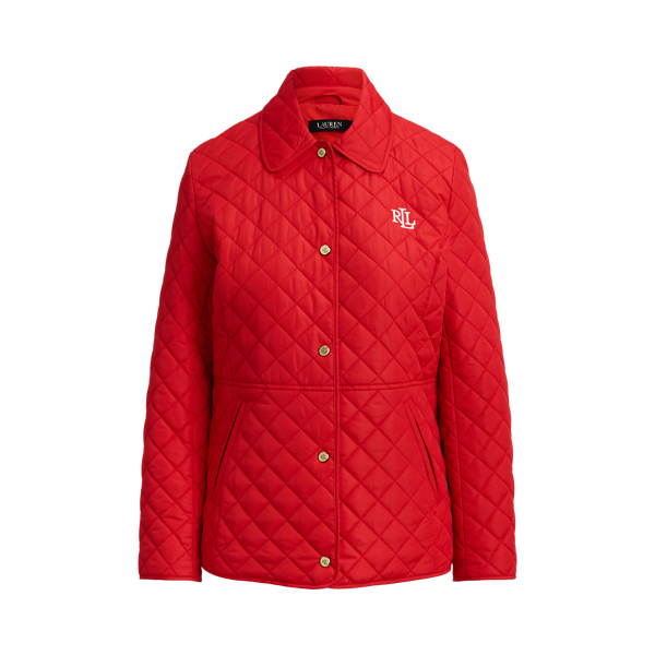 Diamond-Quilted Jacket