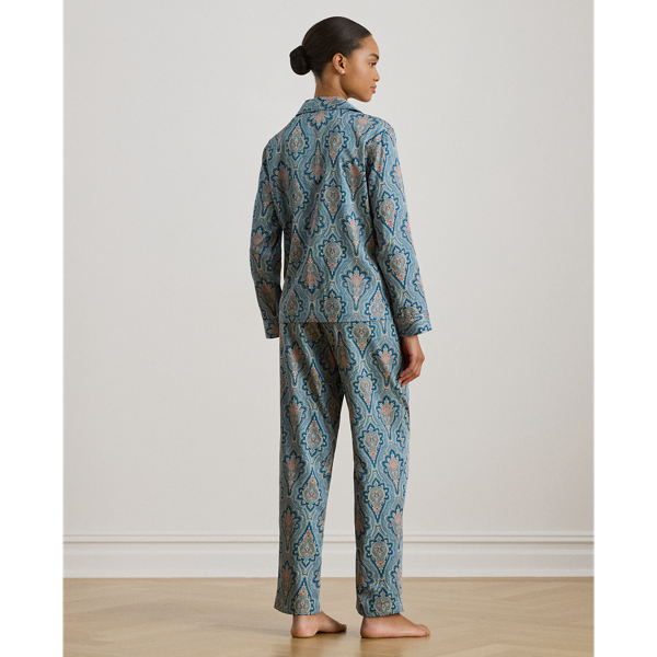 Multi Paisley Paisley Cotton-Blend Sateen Sleep Set Lauren 4