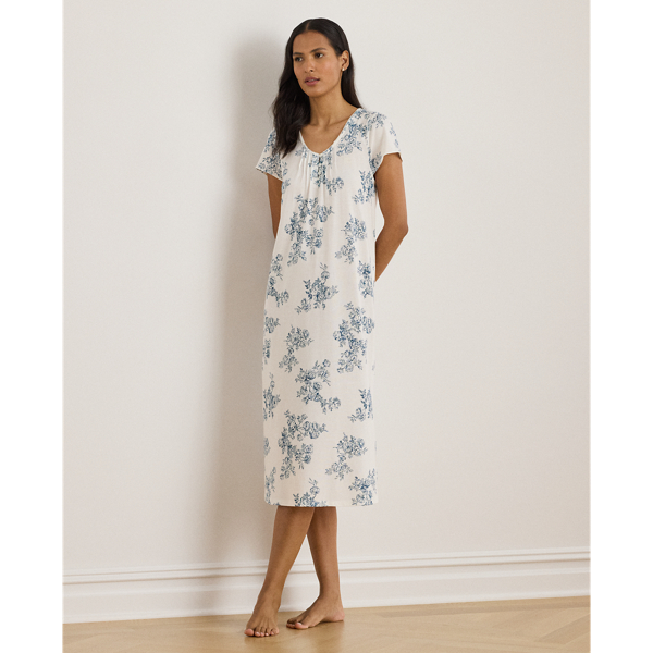 Floral Jersey Ballet Nightgown