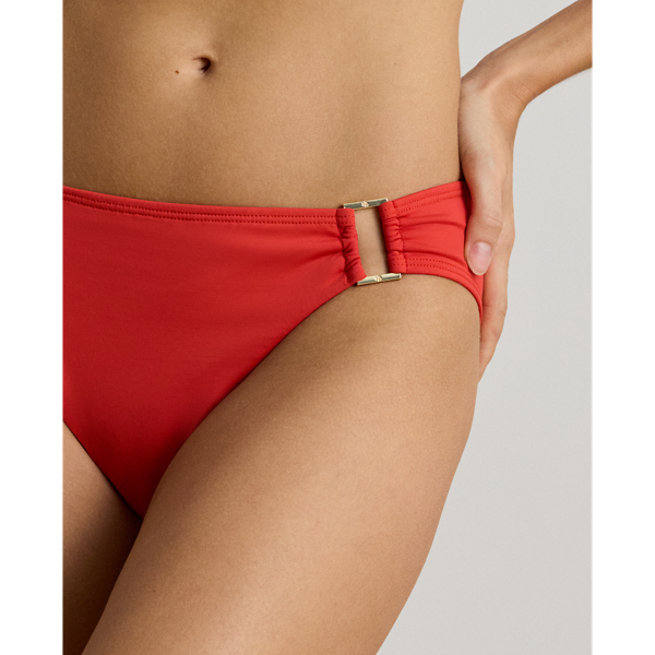Cruising Red Ring-Front Hipster Bikini Bottom Lauren 5