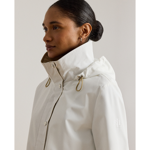 Mascarpone Cream Hooded Funnelneck Anorak Lauren 6