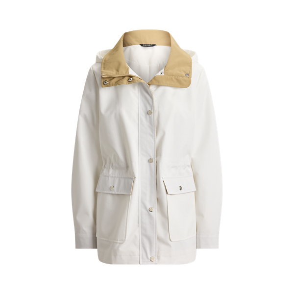 Mascarpone Cream Hooded Funnelneck Anorak Lauren 2