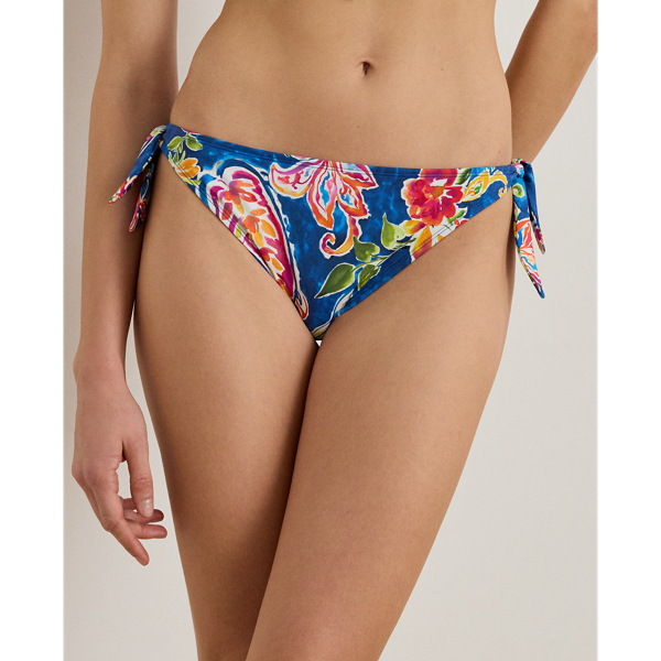 Multi Paisley Side-Tie Hipster Bikini Bottom Lauren 3