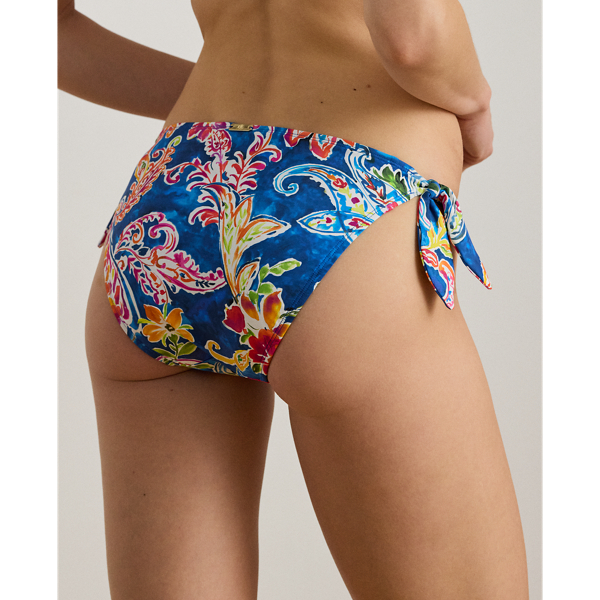 Multi Paisley Side-Tie Hipster Bikini Bottom Lauren 4