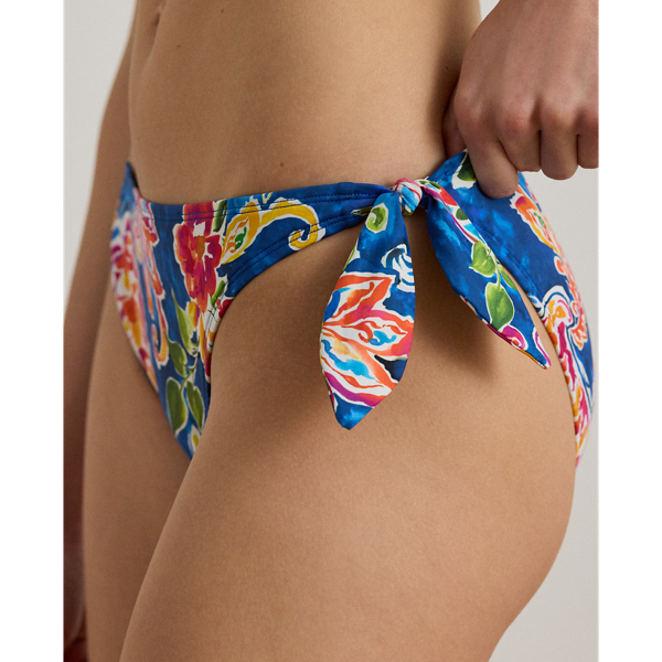 Multi Paisley Side-Tie Hipster Bikini Bottom Lauren 5