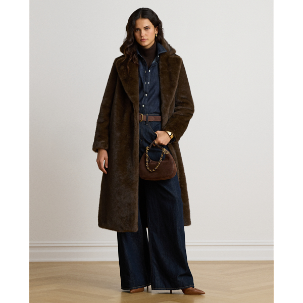 Faux-Fur Reefer Coat