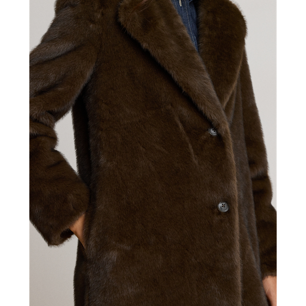 Faux-Fur Reefer Coat