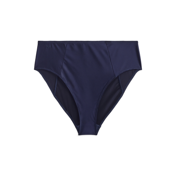 Navy High-Rise Satin Brief Lauren 1