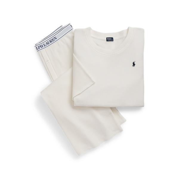 Waffle-Knit Pyjama Set