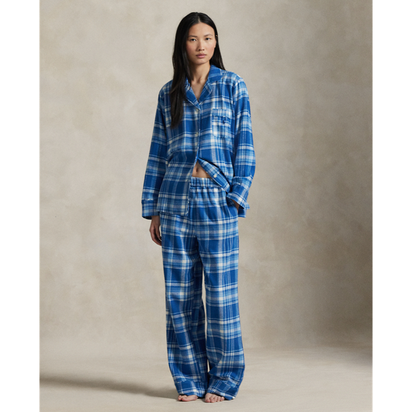 Plaid Flannel Pajama Set