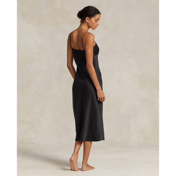 Tr&auml;gerkleid mit Spitzenbesatz Polo Ralph Lauren in Onyx 4