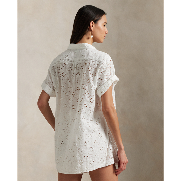ビーチから日常まで Ralph Lauren コットン カバーアップ セット Eyelet Cotton Cover-Up Set カバー アップ セット ☆日本未入荷