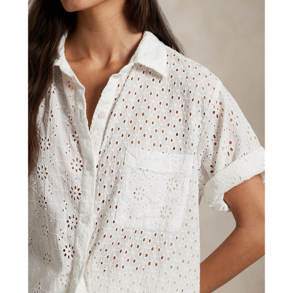 ビーチから日常まで Ralph Lauren コットン カバーアップ セット Eyelet Cotton Cover-Up Set カバー アップ セット ☆日本未入荷