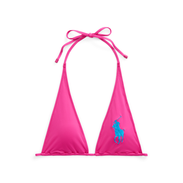 Big Pony Halter Bikini Top Polo Ralph Lauren 1