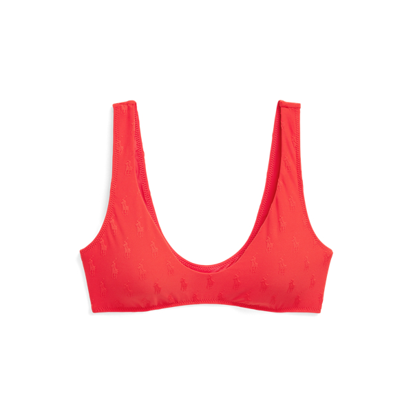 Polo Pony Scoopneck Bikini Top Polo Ralph Lauren 1