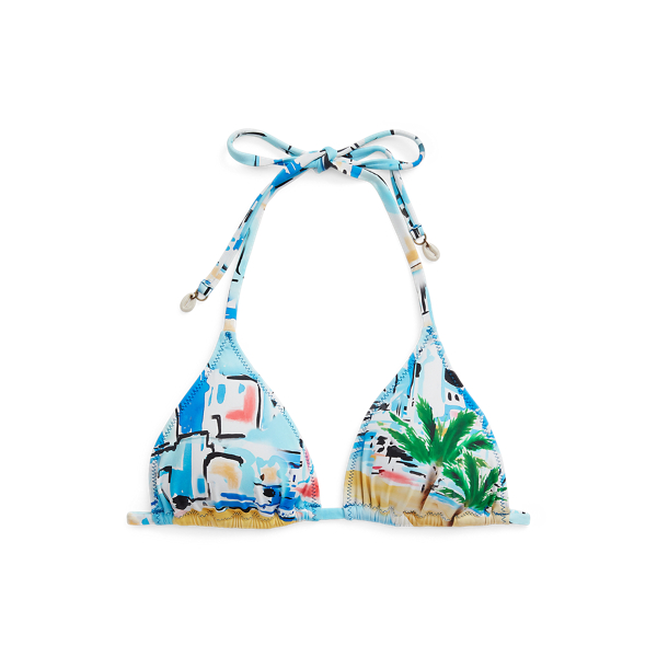 Tropical-Print Halter Bikini Top Polo Ralph Lauren 1