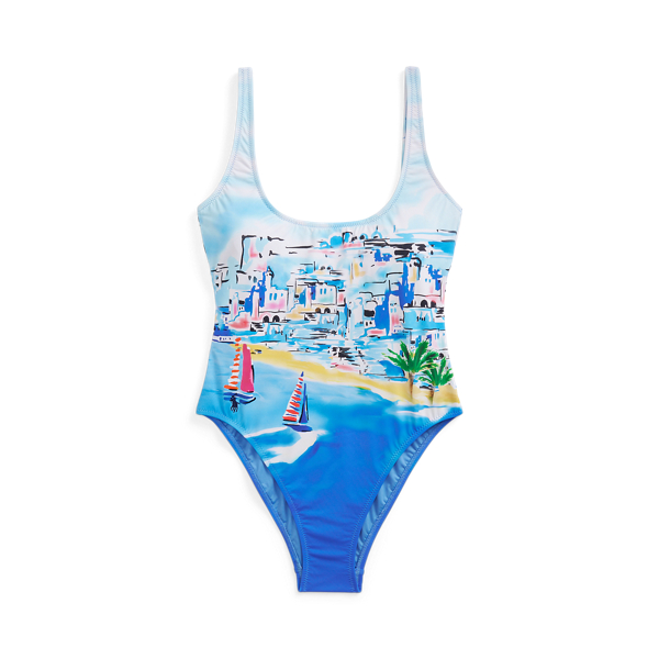 Badeanzug mit rundem R&uuml;ckenausschnitt Polo Ralph Lauren in 1