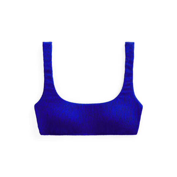 Twisted-Rib Bikini Top