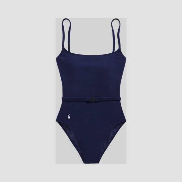 Belted One-Piece Swimsuit Polo Ralph Lauren 1