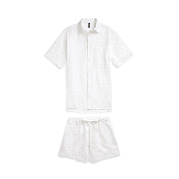 Eyelet Cotton Cover-Up Set Polo Ralph Lauren 1