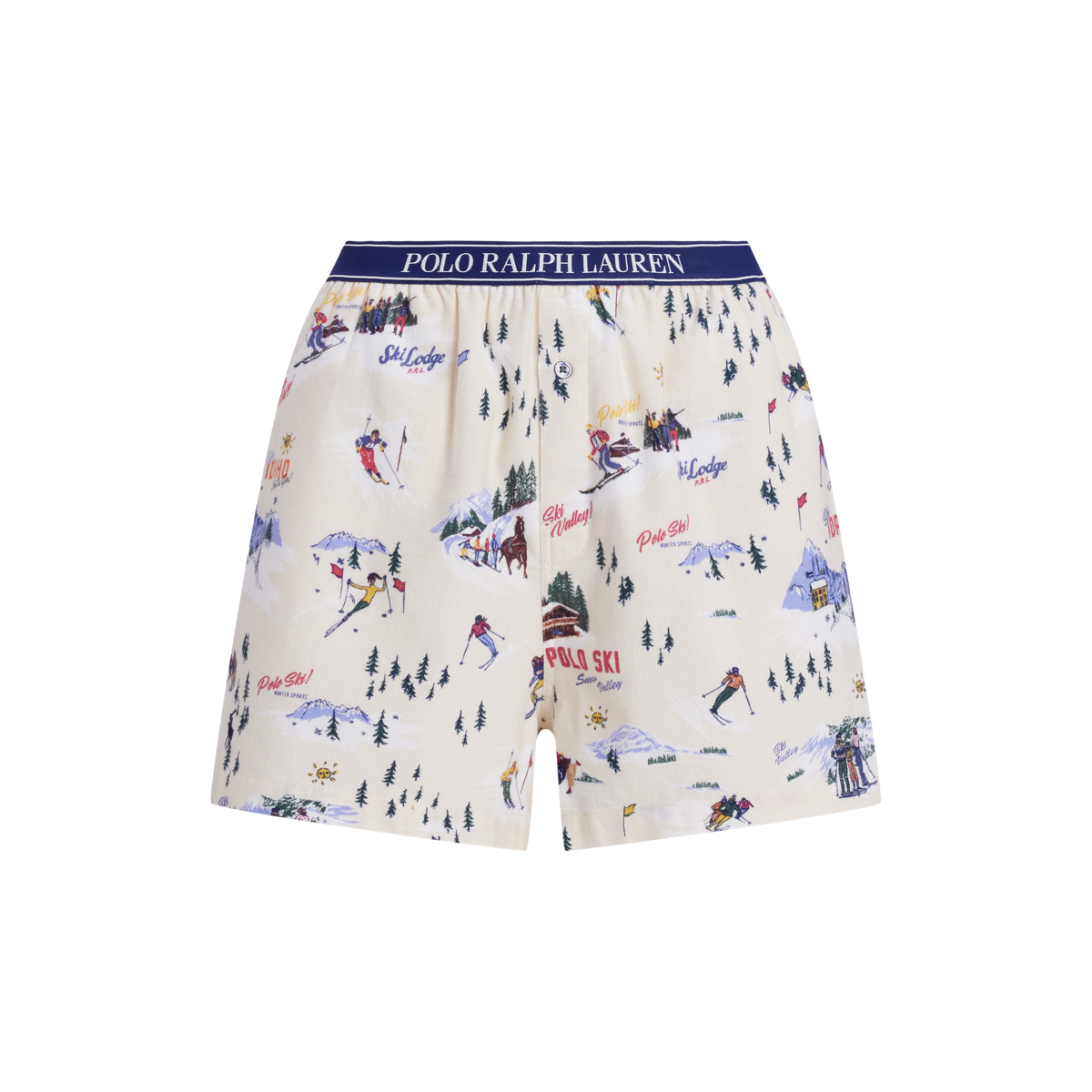 Women's Polo Pijama De Algodón Ralph Lauren Conjunto De Top Y