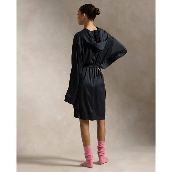 Pink Pony Silk Robe