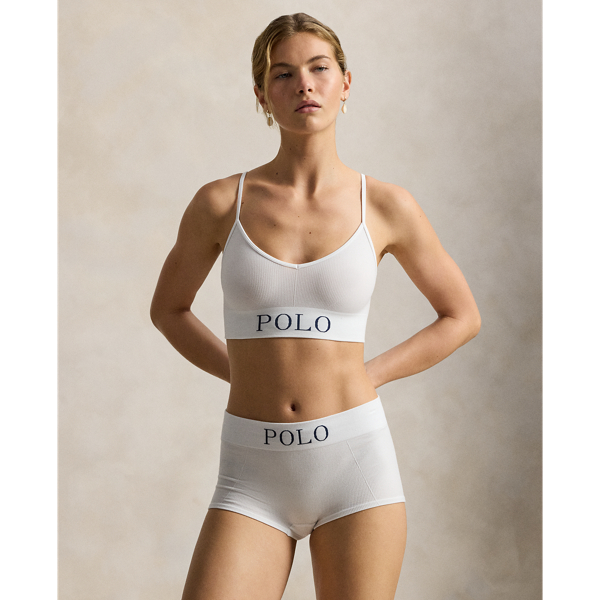 White Cloud Logo Mid-Rise Shortie Polo Ralph Lauren 2