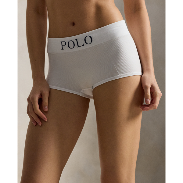 White Cloud Logo Mid-Rise Shortie Polo Ralph Lauren 3