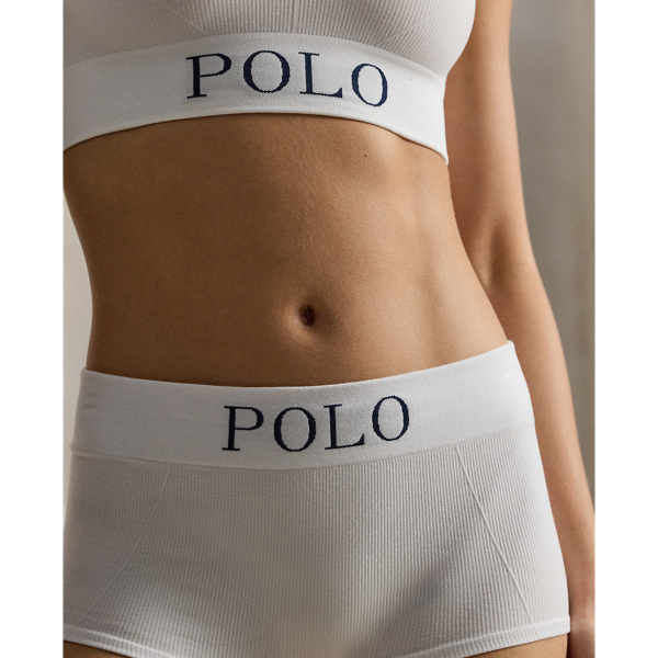 White Cloud Logo Mid-Rise Shortie Polo Ralph Lauren 5