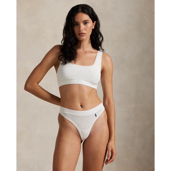 String-Tanga aus Baumwollstretch
