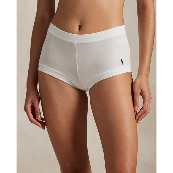 White Cloud Stretch-Cotton Short Polo Ralph Lauren 3