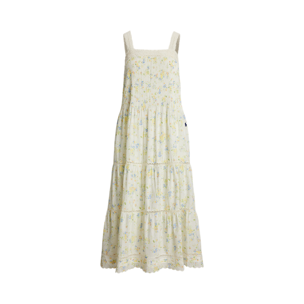 Cotton Voile Midi Dress